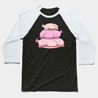 Blobfish Stack Baseball T-Shirt